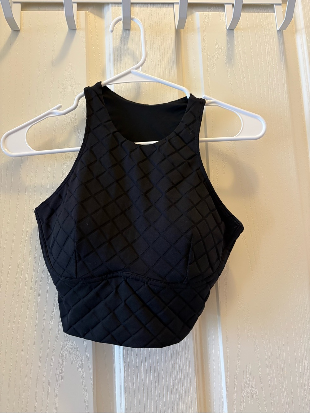 lululemon athletica Black Quilted High-Neck Bikini Top